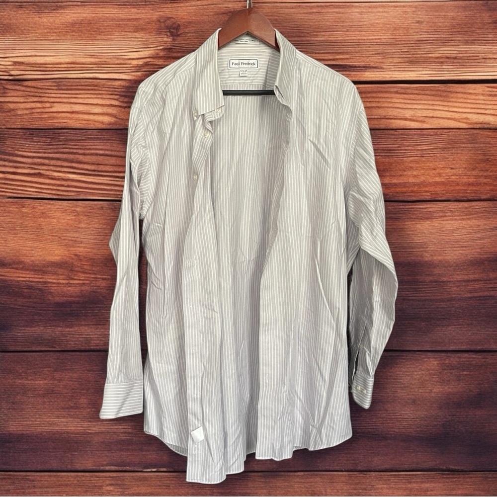 Paul Fredrick Striped Slim Shirt